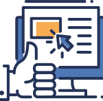 Online Insurance Prelicense Training Thumbs Up Icon