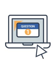 Online Insurance Prelicense Training Question Screen